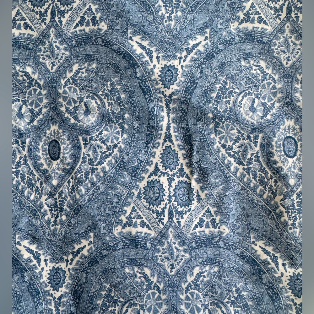 Restoration Hardware RH King Size Blue Italian Paisley duvet cover, 4 shams - Picture 10 of 11